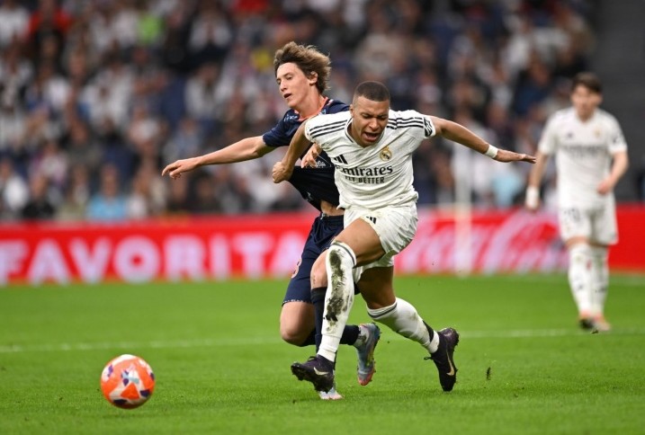 ساعدت ثنائية مبابي ريال مدريد على الفوز على سيلتا في مباراة الدور 34 من الدوري الاسباني
